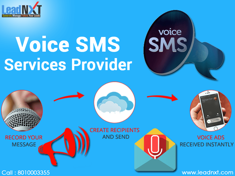 Voice SMS services provider for client communication