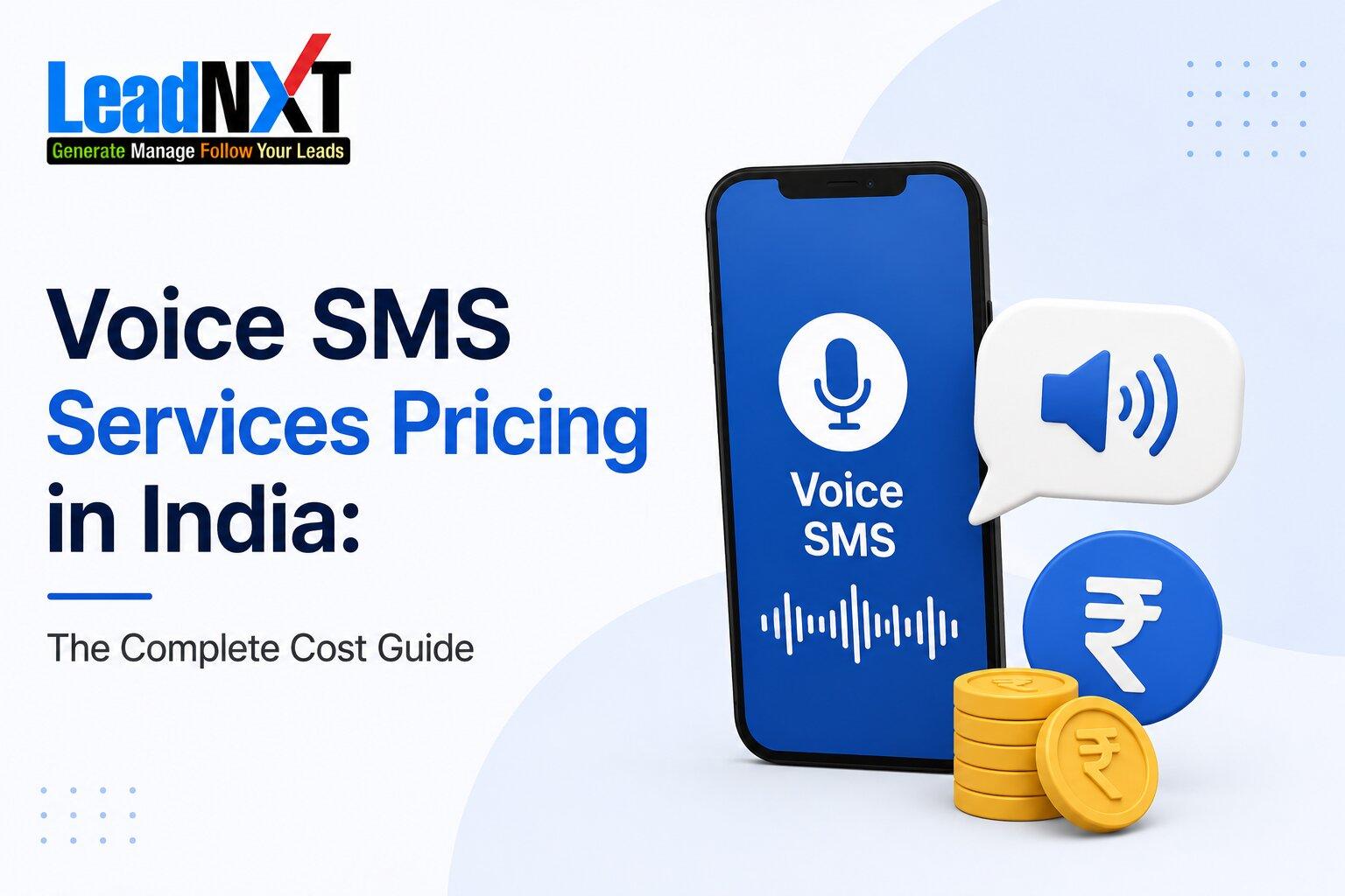 Voice SMS Services Pricing in India