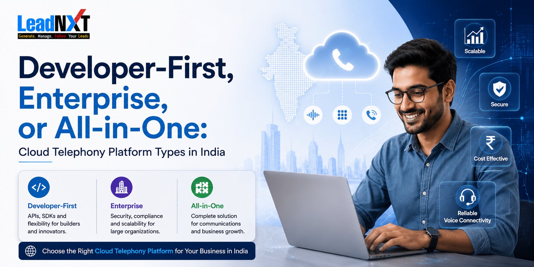 Developer-First, Enterprise, or All-in-One: Cloud Telephony Platform Types in India