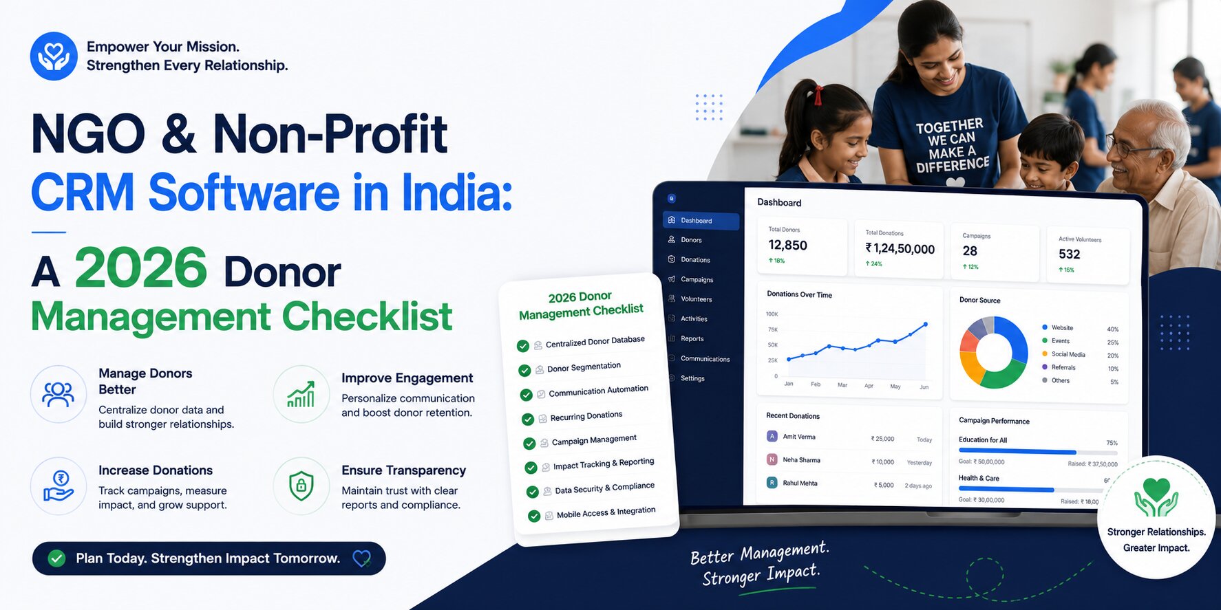 NGO & Non-Profit CRM Software in India