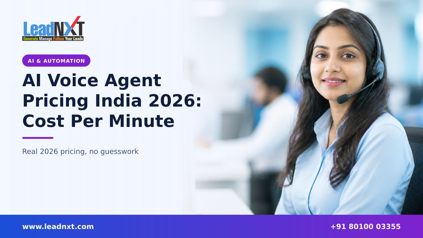AI Voice Agent Pricing India 2026: Cost Per Minute