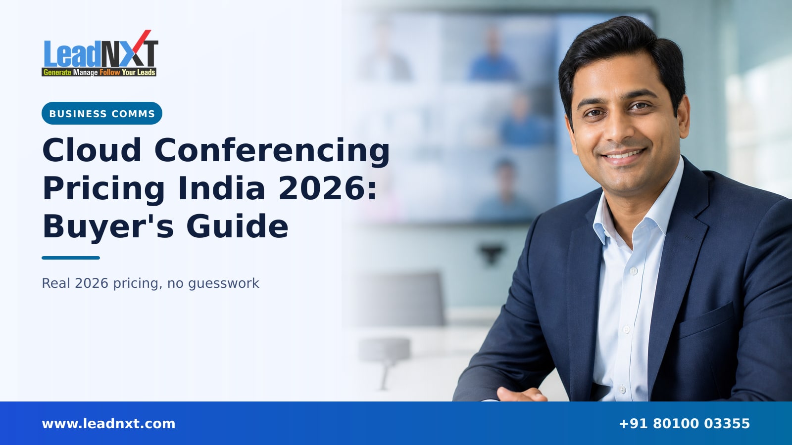 Cloud Conferencing Pricing India 2026: Buyer's Guide