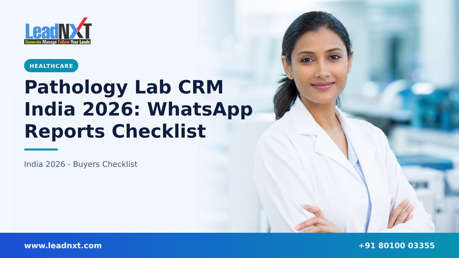Pathology Lab CRM India 2026: WhatsApp Reports Checklist