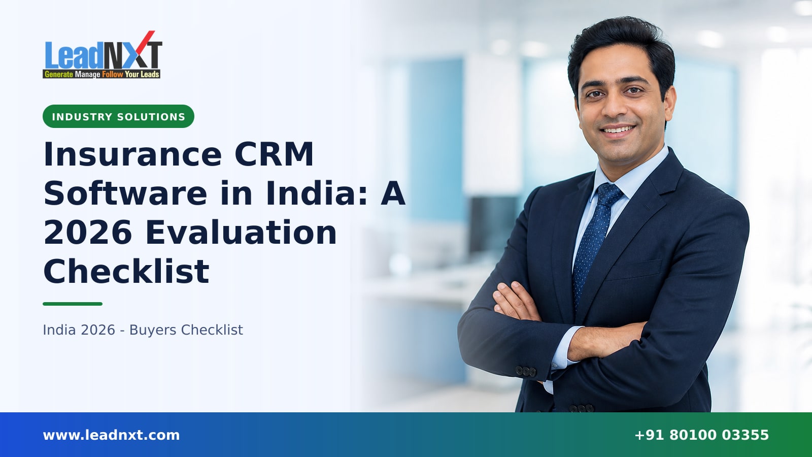 Insurance CRM Software in India: A 2026 Evaluation Checklist