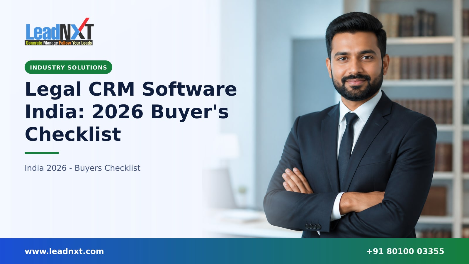 Legal CRM Software India: 2026 Buyer's Checklist