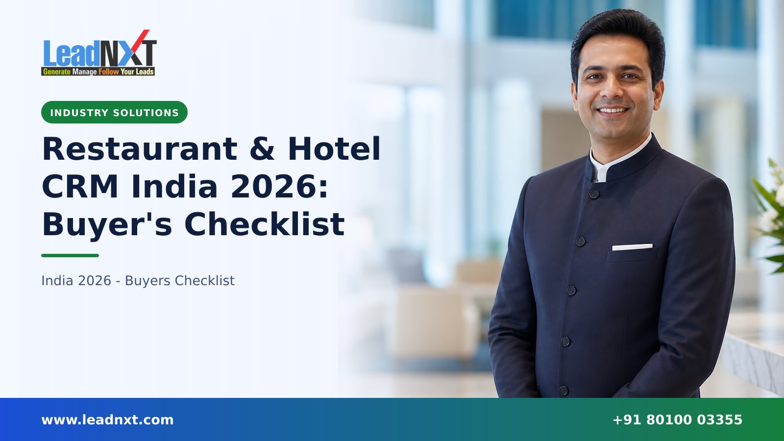 Restaurant & Hotel CRM India 2026: Buyer's Checklist