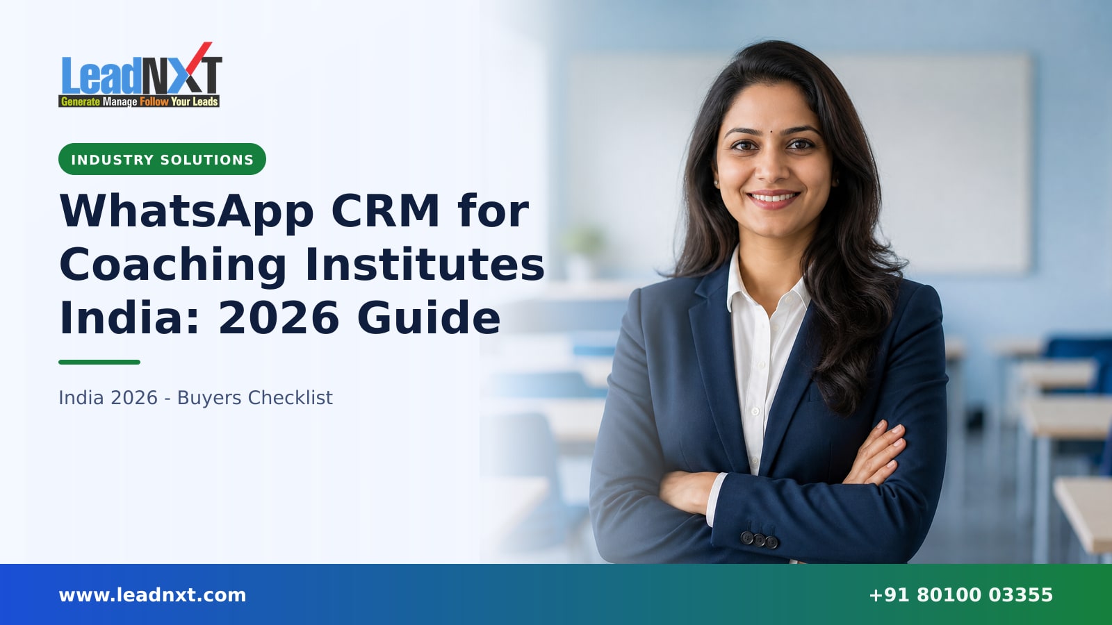 WhatsApp CRM for Coaching Institutes India: 2026 Guide